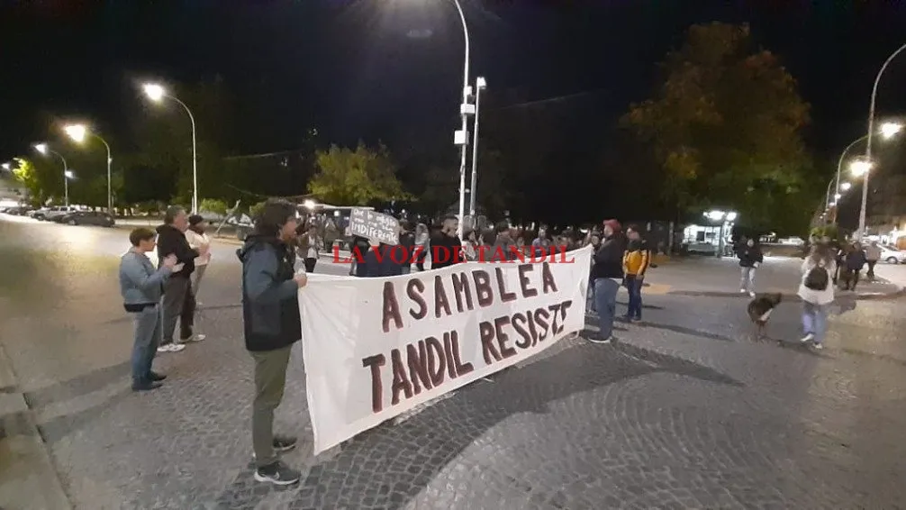 Escasa respuesta a la convocatoria a un "callerolazo" en Tandil